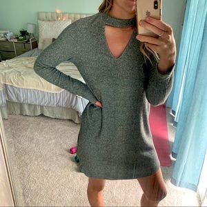 GB by Gianni Bini Grey Knit Dress